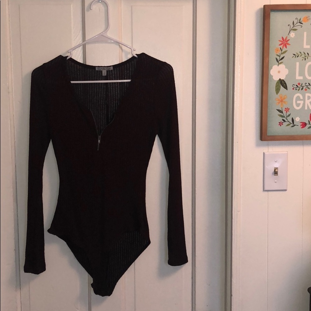 Red long sleeve shirt